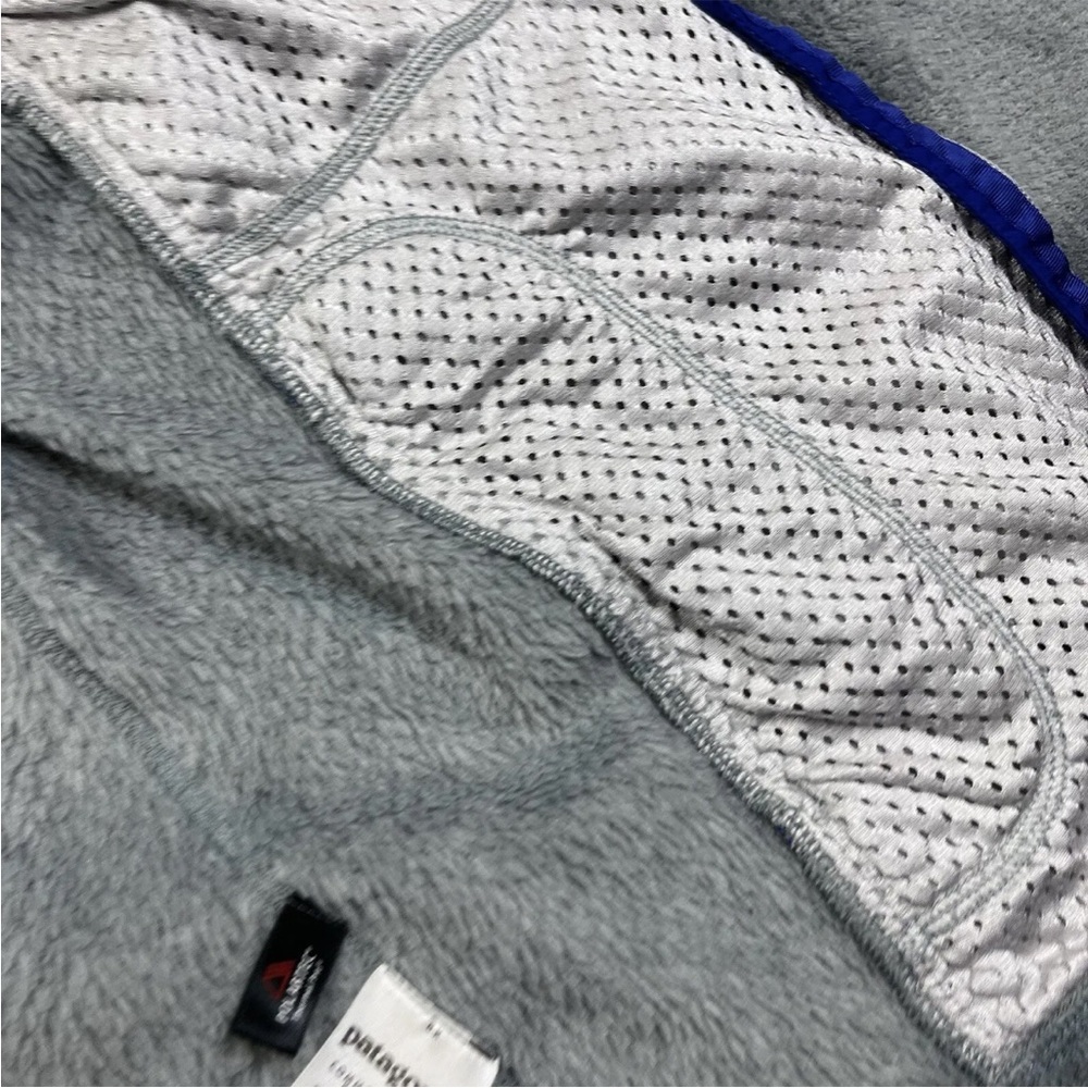 Patagonia Full Zip Retool Jacket Fleece Gray Blue Size Medium - Picture 6 of 15